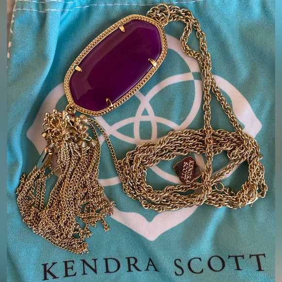 Kendra Scott Jewelry - Kendra Scott Rayne Tassel Purple Pendant